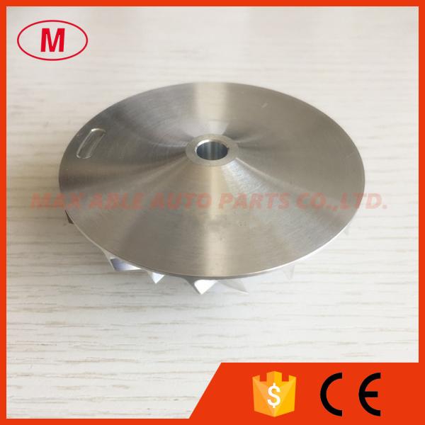RHC6 41.59/64.96mm 6+6 blades forward Turbocharger milling/aluminum 2618/billet compressor wheel for CXAD