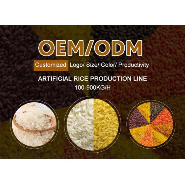 High Automation Twin Screw Fortified Rice Processing Machine 100kg/h-900kg/h Condition