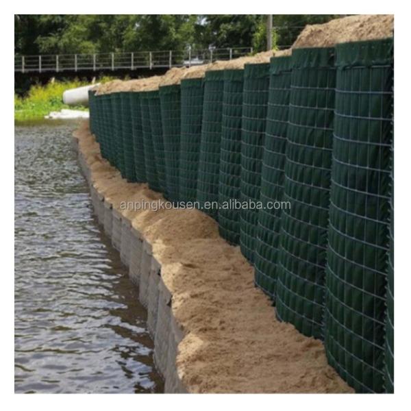 Quality Galvanized Gabion for Green Defensive Barriers Processing Service Cutting for sale