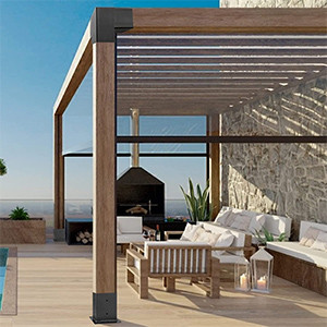 Buy cheap Pergola Kit with Stamping Metal Processing Easy DIY Mounting Bracket Included from wholesalers