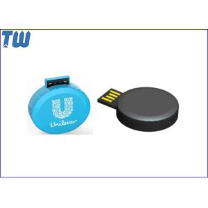 Buy cheap Mini Round Swivel Cool 32GB Pen Drive Thumb Drive Customized Circle Tag from wholesalers