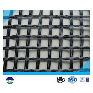 Buy cheap 80KN/M Black Fiberglass Geogrid with High Strength for Retaining Wall from wholesalers