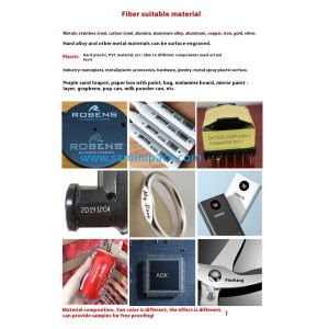 Buy cheap Durable 20W Laser Metal Fiber Marking Machine Small Automatic Electric Coding Machine with Competitive Price Plastic Packaging from wholesalers