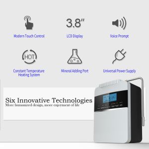 Buy cheap Alkaline Water Ionizer with Built-in Heating System Self-cleaning Function and Touch-control Panel for Healthy Drinking Water from wholesalers
