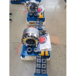 10pcs/H Diesel Pipe Crimping Machine Button Operate Portable Hose Crimper 600t