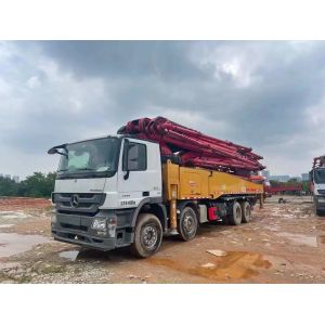 Buy cheap 52m Used Truck Concrete Pump 38t , Renew Mounted Concrete Pump from wholesalers