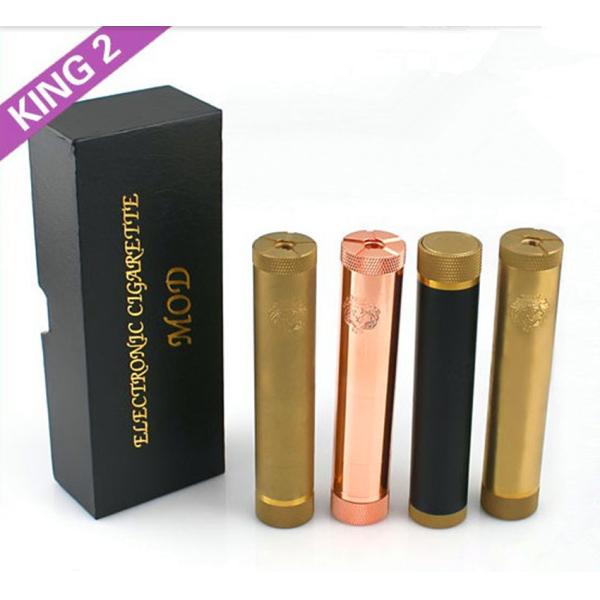 Quality 2014 New E-cigarettes Brass King Mod/Surefire Dusted Brass Knurled King Mod II king V2 Mod for sale