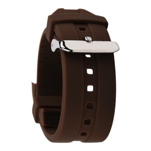Buy cheap SHX Replacement Rubber Watch Strap , 24mm Brown Silicone Watch Band product