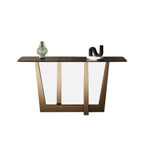 Buy cheap Sleek Marble & Stainless Steel Console Tables - Modern Entryway Style from wholesalers