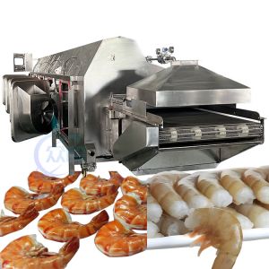 Buy cheap Fruit and vegetable blanching machine squid shrimp blanching machine Sushi Shrimp Production Line Sushi Shrimp Machine from wholesalers