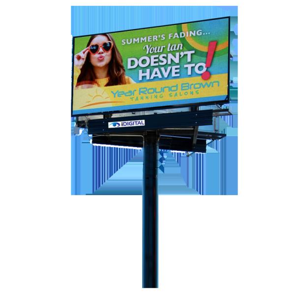 7000nits Brightness LED Billboards Novastar Control System IP65 Protection Level