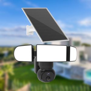 Buy cheap Wireless Solar Floodlight Camera 1500 Lumens 4MP from wholesalers