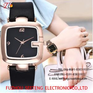 Buy cheap WHOLESALE PU STRAP ALLOY CASE QUARTZ WATCHES SQUARE CASE from wholesalers