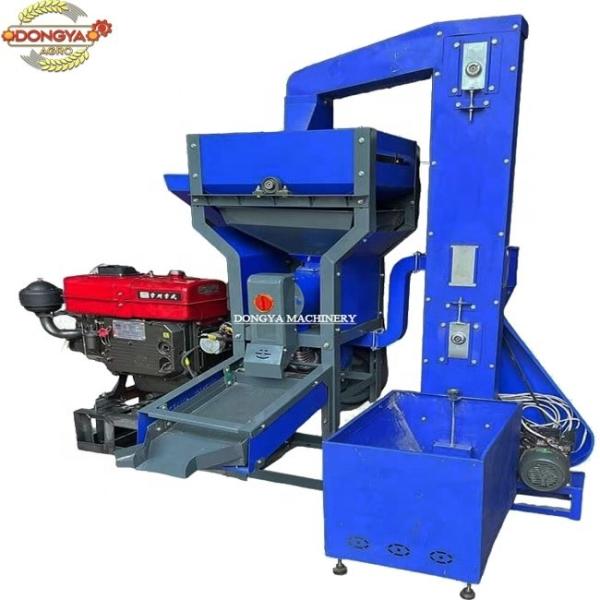 Quality yifeng AGRO  16hp Commercial Water Cooled diesel Type Rice Mill Machine with Lifter for sale