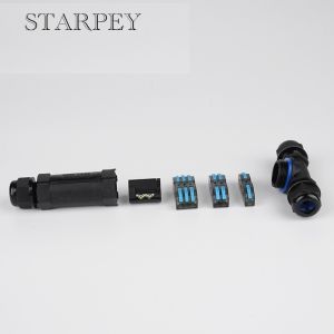 Buy cheap T Type 3 pin wire underwater connector electrical quick fast installation 3 ways IP68 waterproof connector from wholesalers