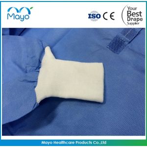 SMS Non-woven Sterile Disposable Surgical Gown with hand towel