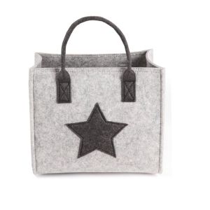 Buy cheap 300mm Grey Felt Handbag from wholesalers