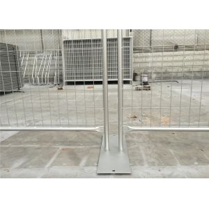Buy cheap Temp Wire Fence Panels 1.8m*2.5m panel mesh 60mm*150mm diameter 3.0mm AS/NZS4687-2007  HDG 84 microns /600 gram/sqm zinc from wholesalers