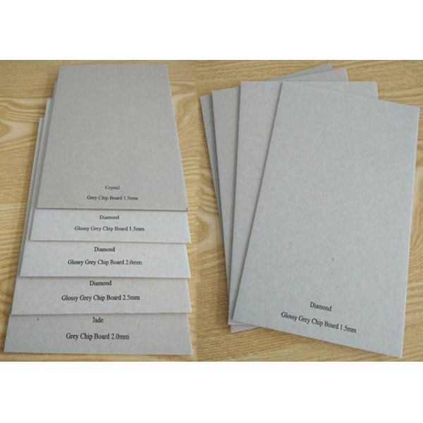 Buy cheap Eco-friendly Recycled Unbleached Two Side Grey Chipboard in Gray Color from wholesalers