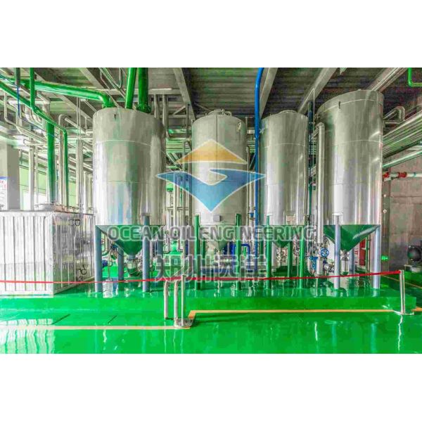 Quality 30-1500tons Capacity Oil Pretreatment Plant With Vibrating Sieve for sale