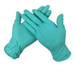 Buy cheap Elasticity Nitrile Disposable Gloves , Polythene Disposable Gloves Smooth Surface from wholesalers