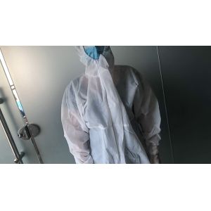 Buy cheap Breathable Disposable Isolation Suit , Disposable Safety Clothing Dustproof from wholesalers