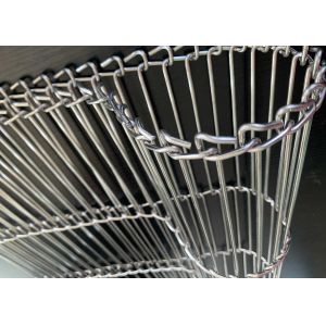 Buy cheap 50cm Width 1mm Sus316 Flat Wire Conveyor Belt Pizza Production from wholesalers