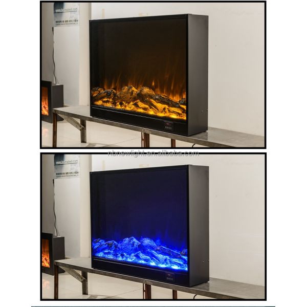 Indoor Villa Heating Fireplace with High Satisfaction Custom Four-Color Remote Control