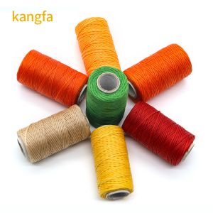 Small Roll 150d 0.8mm 30meters Spun Wax Thread for Hand-woven Bags and Bracelets