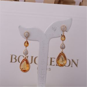 Buy cheap 18K Yellow Gold Serpent Boheme 4 Motifs Earrings Citrine Pendant Earrings XS and L Motifs Ref JCO01279 from wholesalers