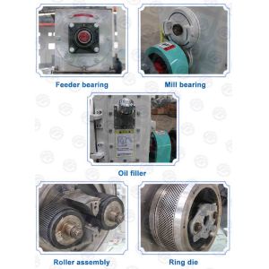 2 To 6 Tons/Hr Small Ring Die Pellet Mill Chicken Feed Pellet Making Machine