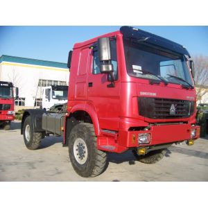 Buy cheap HOWO 4x4 Manual Prime Mover Truck All Wheel Drive With 7100kg Payload , Off Road Model from wholesalers