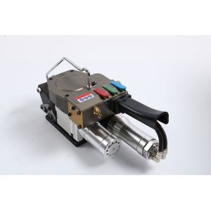 Buy cheap 6000N Tension Force Handheld Pneumatic Polyester Strapping Tool Wrapping Machine For 32mm PET Welding Banding Packaging Balers from wholesalers