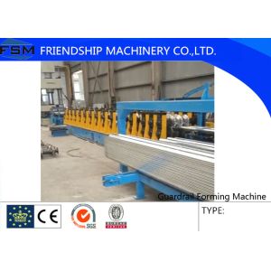 Guardrail 3 Waves Roll Forming Machinery With Automatic Stacker