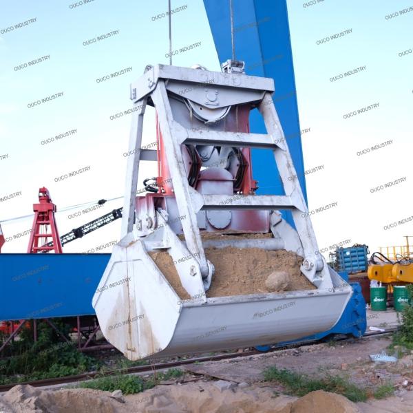 Buy cheap 4CBM Clamshell Crane Grab Bucket Hydraulic Radio Remote Control Vessel from wholesalers