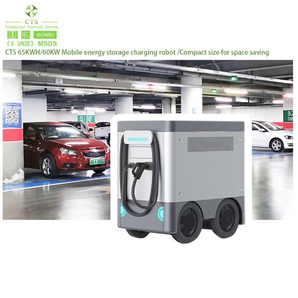 Quality DC fast 40kW 60kW 120kW road accident rescue ev charging station with CCS1 and CCS2 gun 60kw mobile portable ev charger for sale