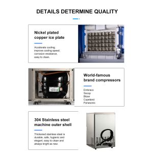 37.5 KG 24Hours LZ-120 Ice Cube Maker for 2024 Shenzhen Cube Ice Machine