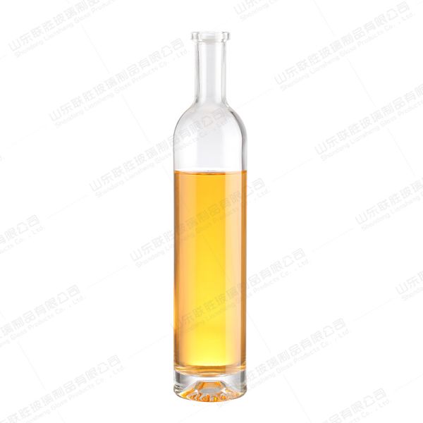 Quality Hot Stamping Glass Wine Bottles 375ml 500ml for Sample Whiskey Supply Rubber Stopper for sale