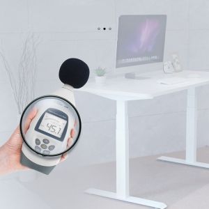 Experience the Versatility of a Custom Mechanical Sit Standing Desk with Dual