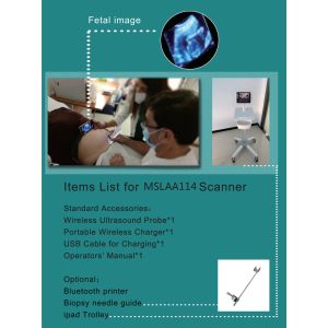 Buy cheap 3 in 1 Wireless Convex Phased Array Linear Transvaginal Array Color Doppler Ultrasound Scanner from wholesalers