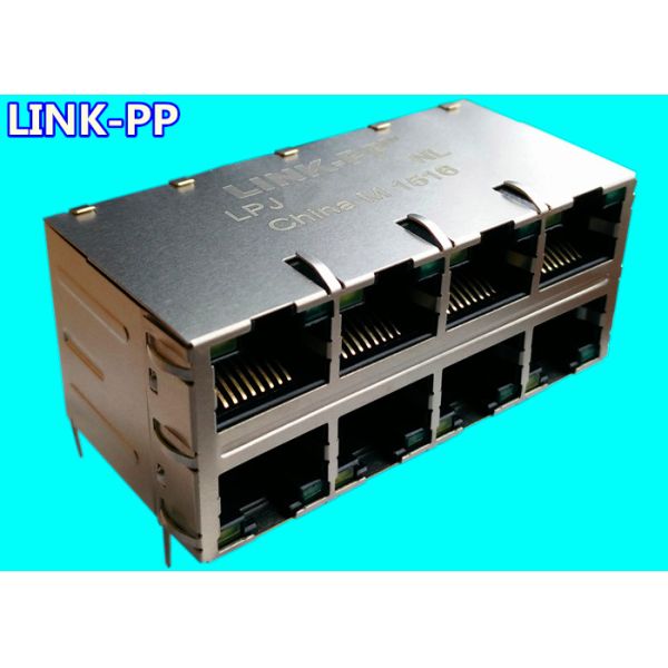 Buy cheap Stacked Jack Rj45 P59-1G4-5DV9 10 / 100Base-T W / LED LPJ47408AGNL Layer Switch from wholesalers