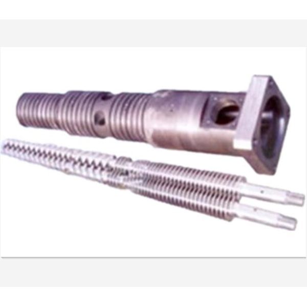 Quality Nitriding Treatment Conical Twin Screw Barrel Double Hole Screw Cylinders for sale