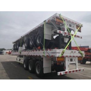 Buy cheap USED 3AXLES FLATBED SEMI TRAILER from wholesalers