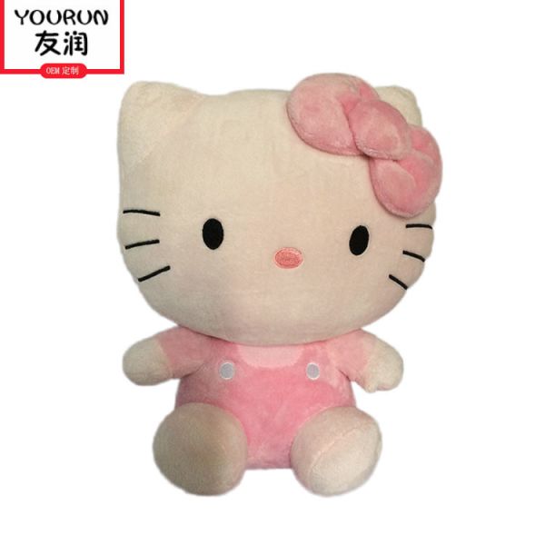 Buy cheap Customized White Hello Kitty Cat Plush Toys Stuffed Animal ISO9001 from wholesalers
