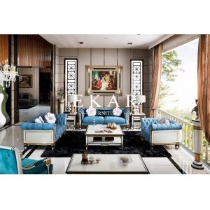 Buy cheap Wooden Luxury Rectangle Royal Spanish White Coffee Table from wholesalers