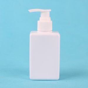 Buy cheap 150ml PET White Square Cosmetic Men's Shampoo Pump Bottles from wholesalers