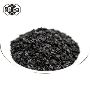 Black Granulated Activated Carbon , 350~450 G/L Granulated Activated Charcoal