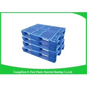 Single Faced Steel Reinforced Rackable Plastic Pallets 1300*1100*160mm