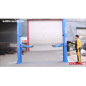 Buy cheap AA4C 8 fold profile 2 post car lift floorplate auto hoist manual release vehicle lift from wholesalers