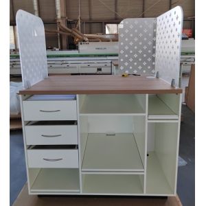 Buy cheap Modern Office Computer Desk With 3 Fabric Drawers Study Structure from wholesalers